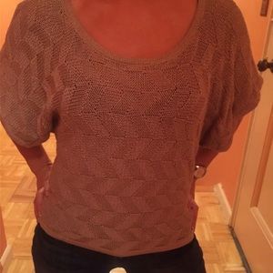 Armani Exchange Brown knitted top